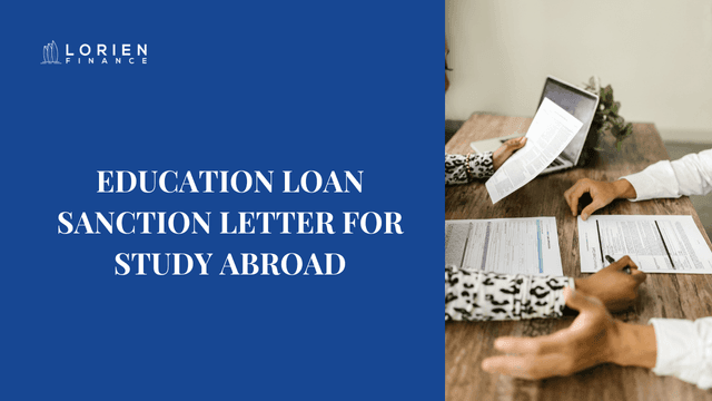 Education Loan Sanction Letter for Study Abroad